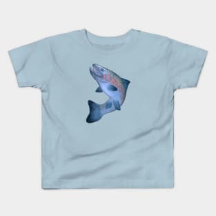 Steelhead Trout Painting Kids T-Shirt